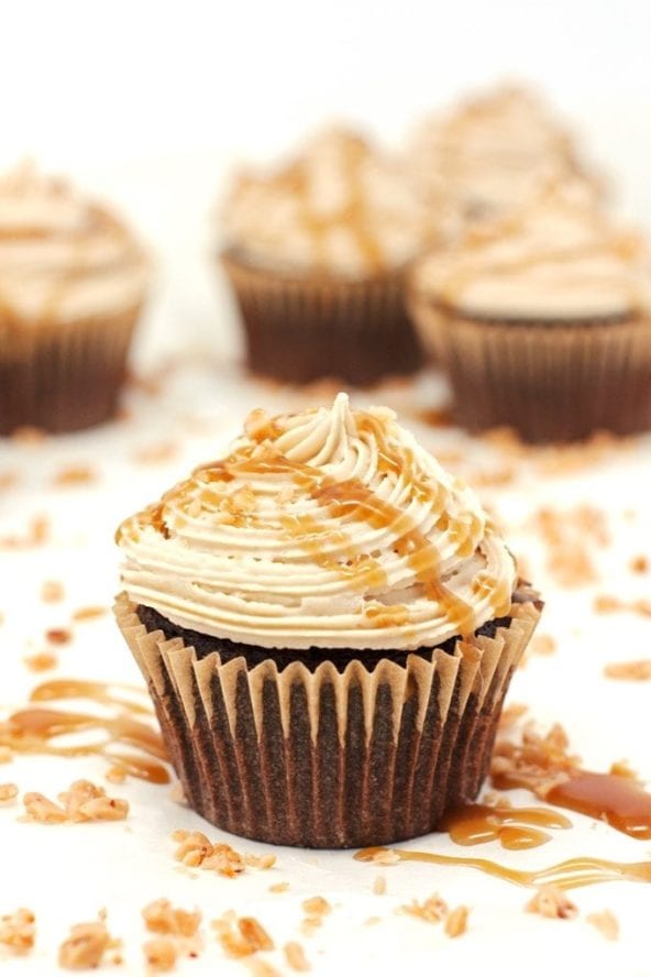 Salted Caramel Chocolate Cupcakes - 2teaspoons