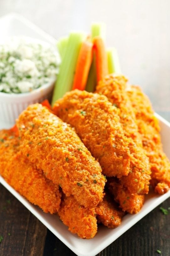 Healthy Crispy Oven-Baked Buffalo Chicken Tenders - 2teaspoons